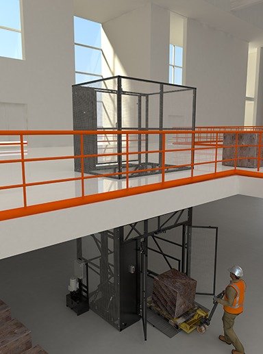 Hydraulic Goods Lift - Single and Double Column
